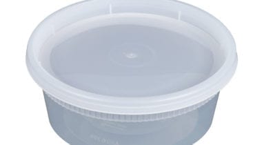 clear plastic deli container