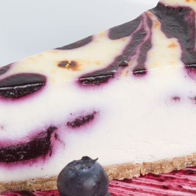 sweet street desserts chocolate blueberry cheesecake slice