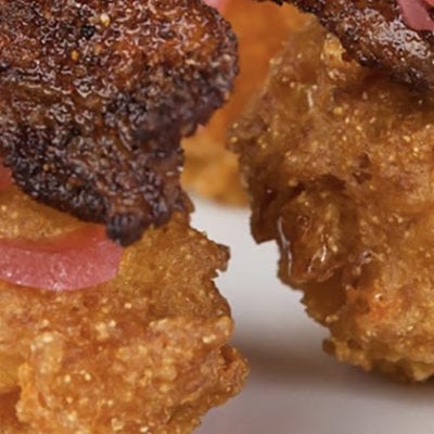 pork belly fritters