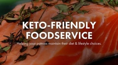 keto friendly foodservice graphic