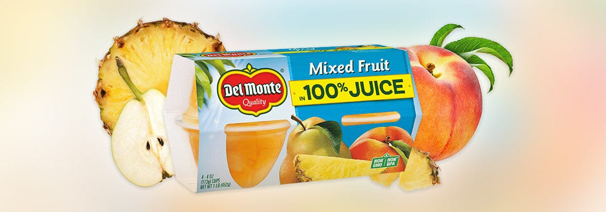 Delmonte Fruit Cups 4pack