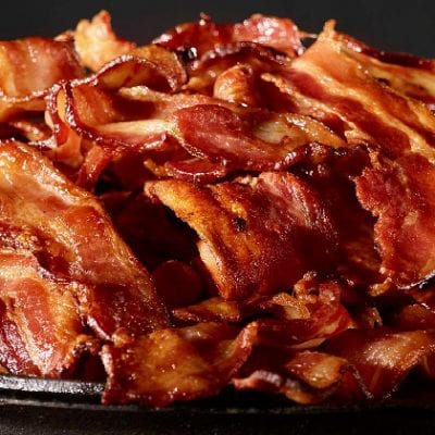 pile of bacon
