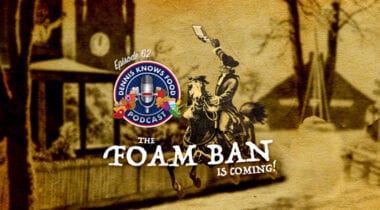 podcast foam ban graphic