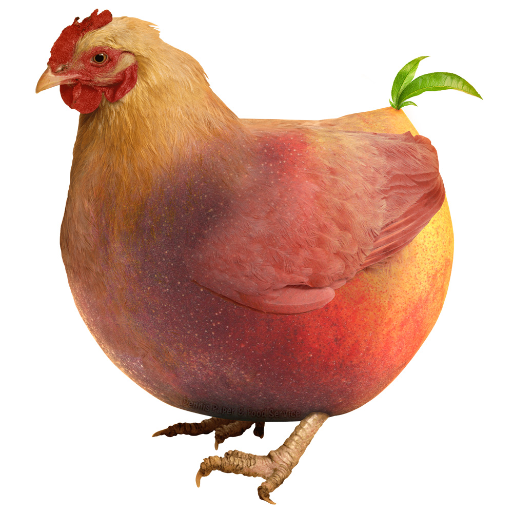 hybrid chicken peach creature