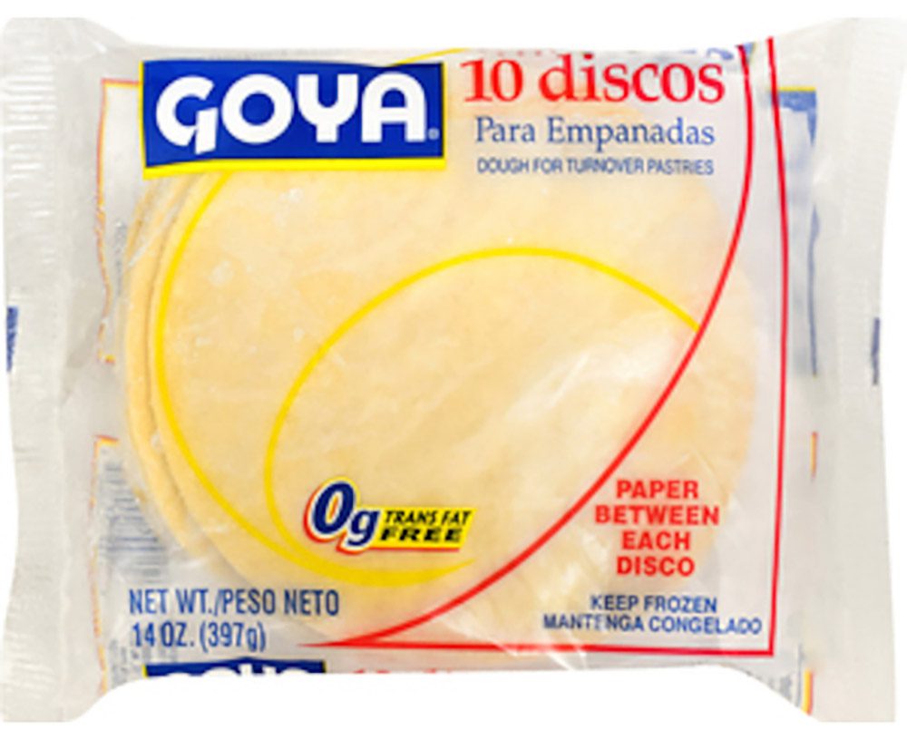 package of empanada dough discs