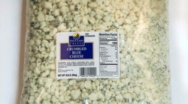 bag of blue cheese crumbles